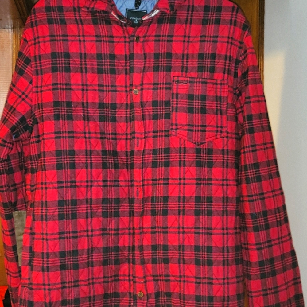Cohesive & Co Flannel Long Sleeve Jacket/Sweater Button Up
